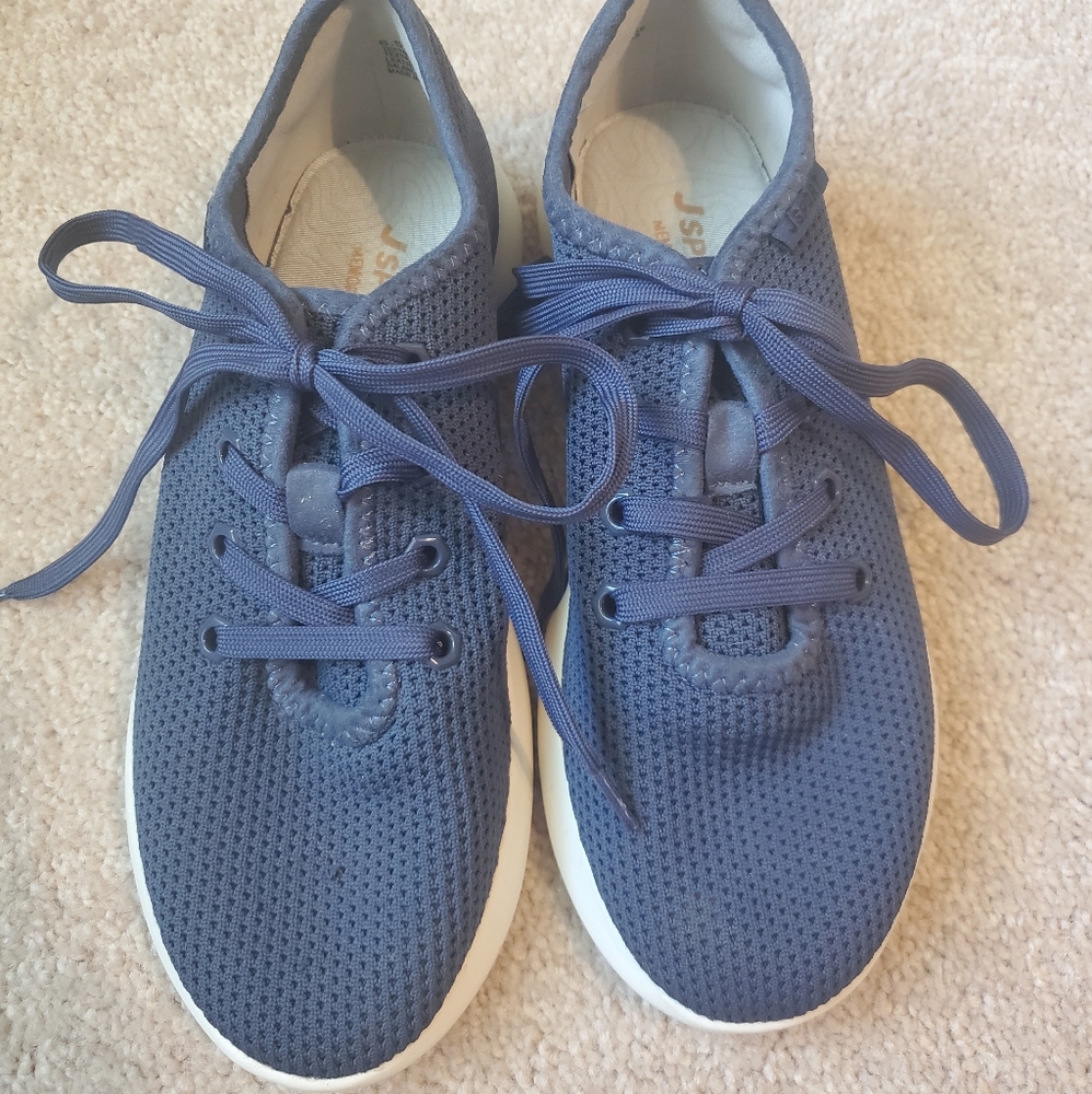 Navy sneakers